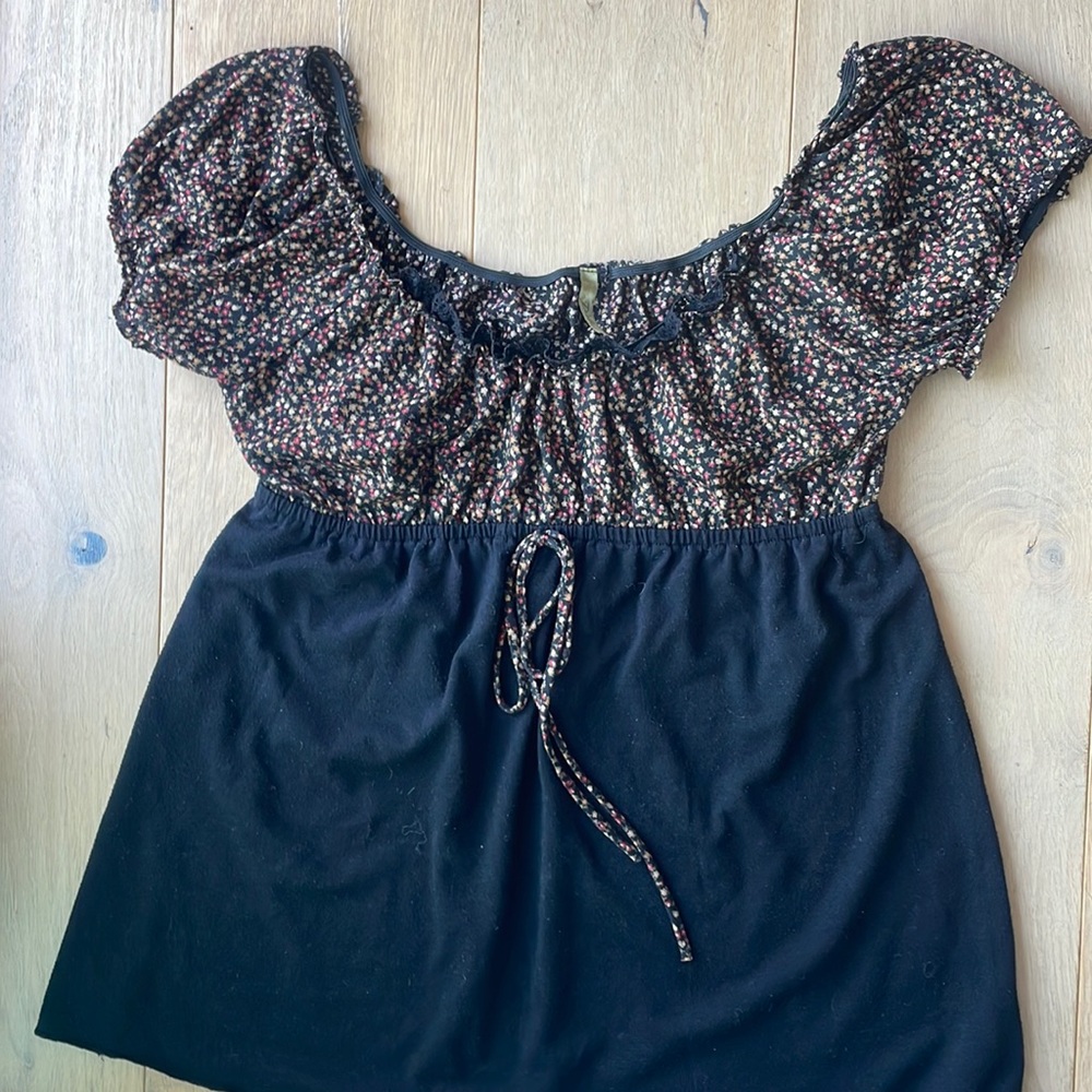Babydoll style floral Top